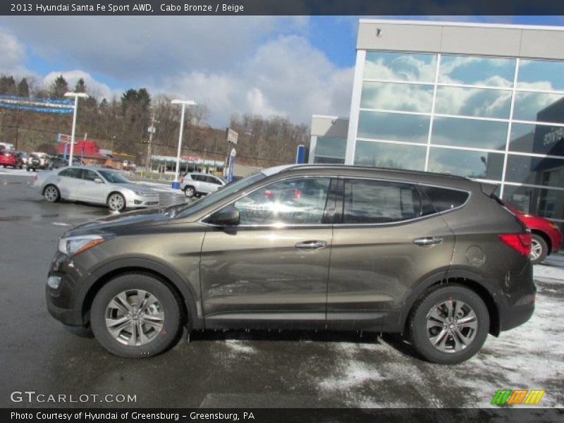  2013 Santa Fe Sport AWD Cabo Bronze