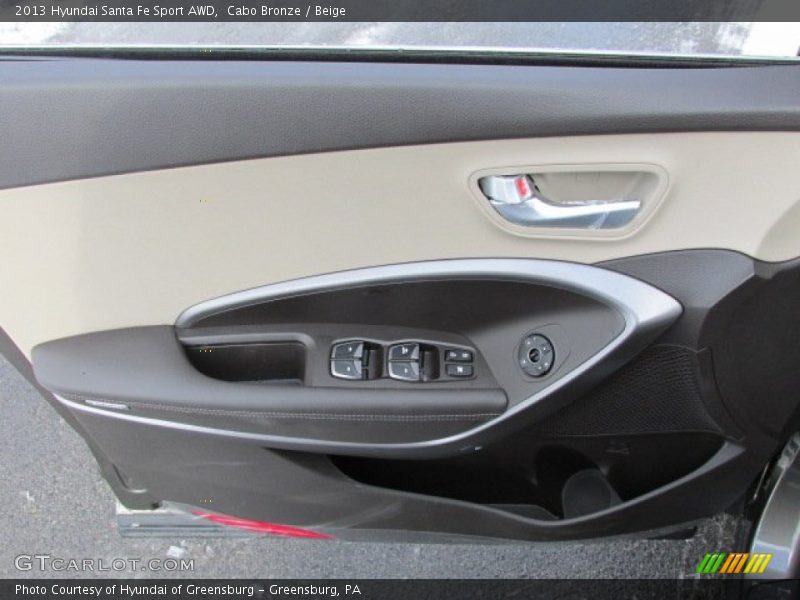 Cabo Bronze / Beige 2013 Hyundai Santa Fe Sport AWD
