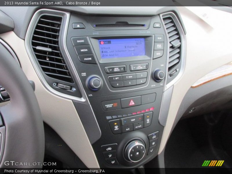 Controls of 2013 Santa Fe Sport AWD