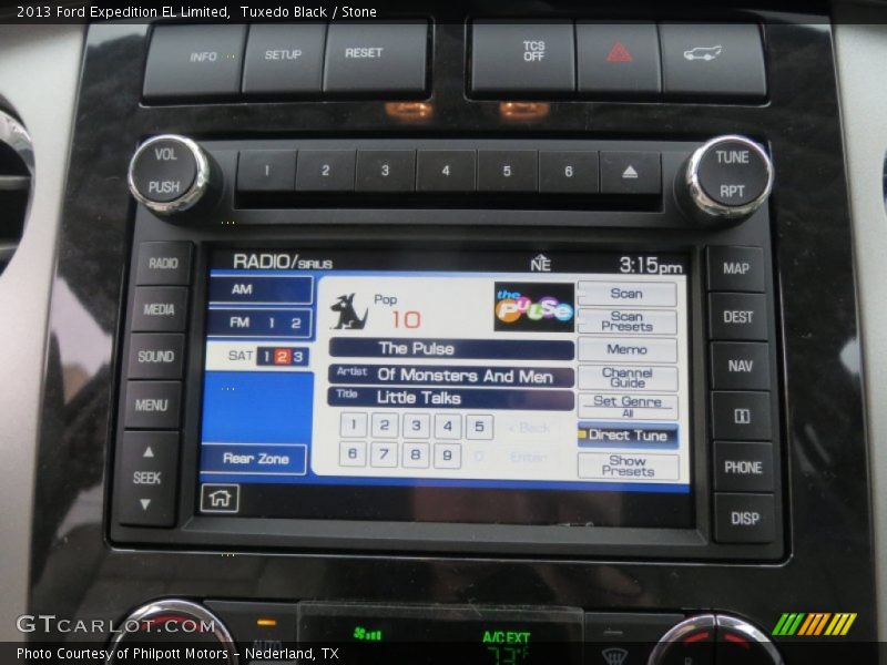 Controls of 2013 Expedition EL Limited