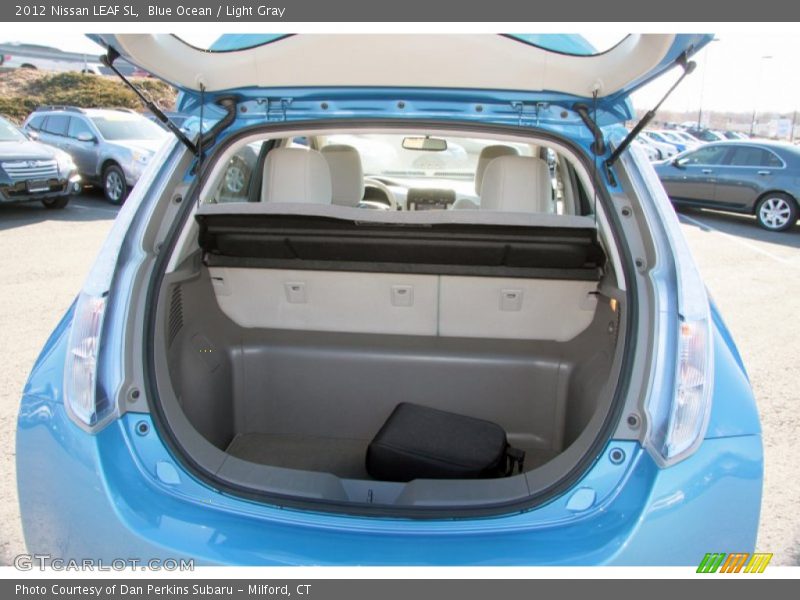 Blue Ocean / Light Gray 2012 Nissan LEAF SL