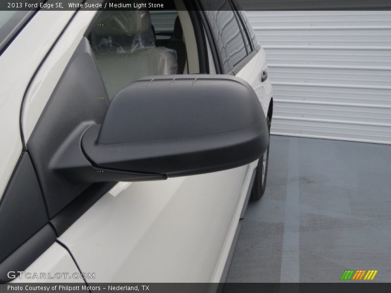 White Suede / Medium Light Stone 2013 Ford Edge SE