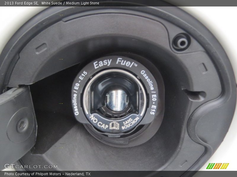 White Suede / Medium Light Stone 2013 Ford Edge SE