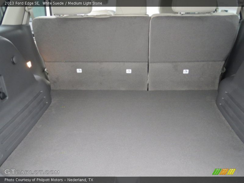 White Suede / Medium Light Stone 2013 Ford Edge SE