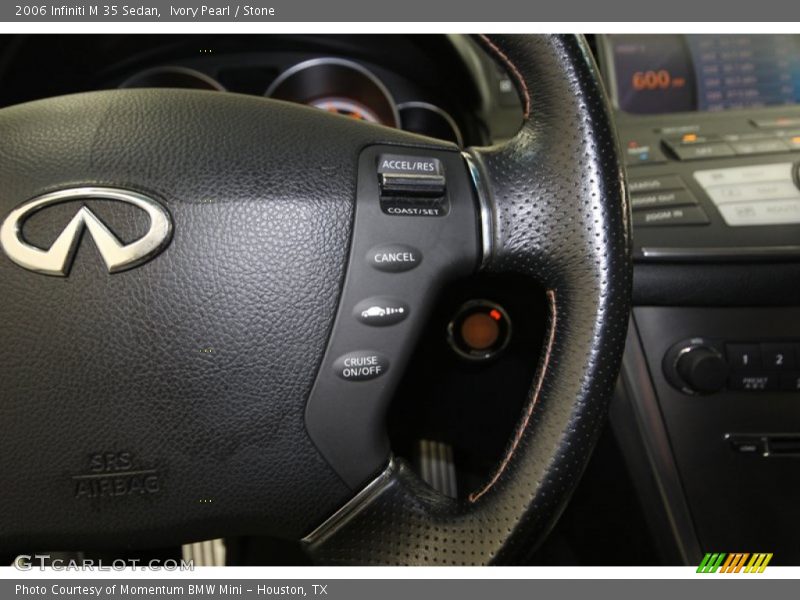 Ivory Pearl / Stone 2006 Infiniti M 35 Sedan