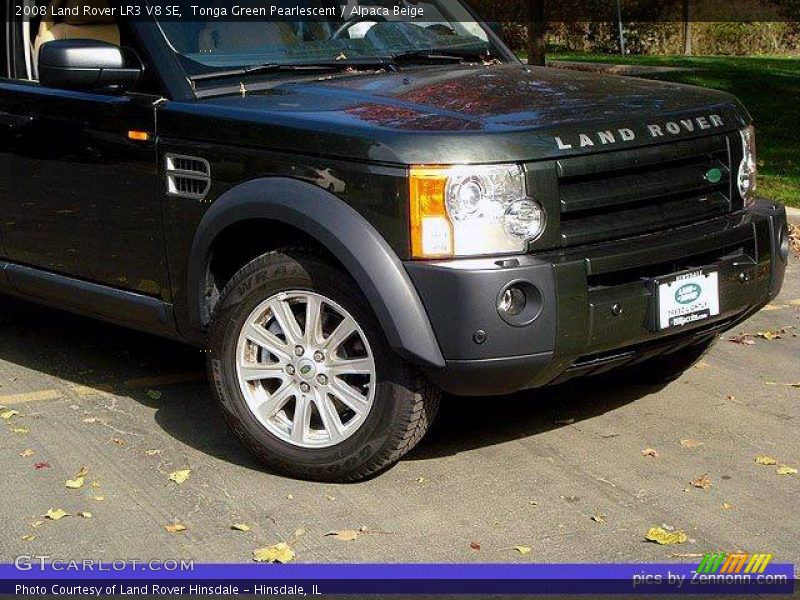 Tonga Green Pearlescent / Alpaca Beige 2008 Land Rover LR3 V8 SE