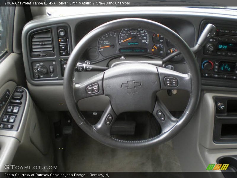 Silver Birch Metallic / Gray/Dark Charcoal 2004 Chevrolet Tahoe LS 4x4