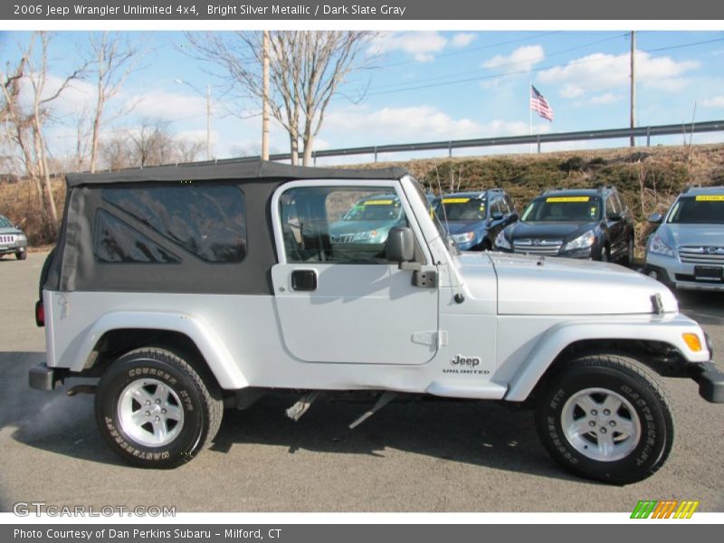 Bright Silver Metallic / Dark Slate Gray 2006 Jeep Wrangler Unlimited 4x4