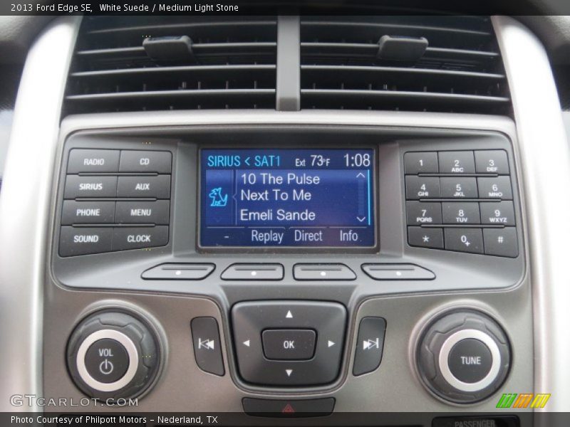 Controls of 2013 Edge SE