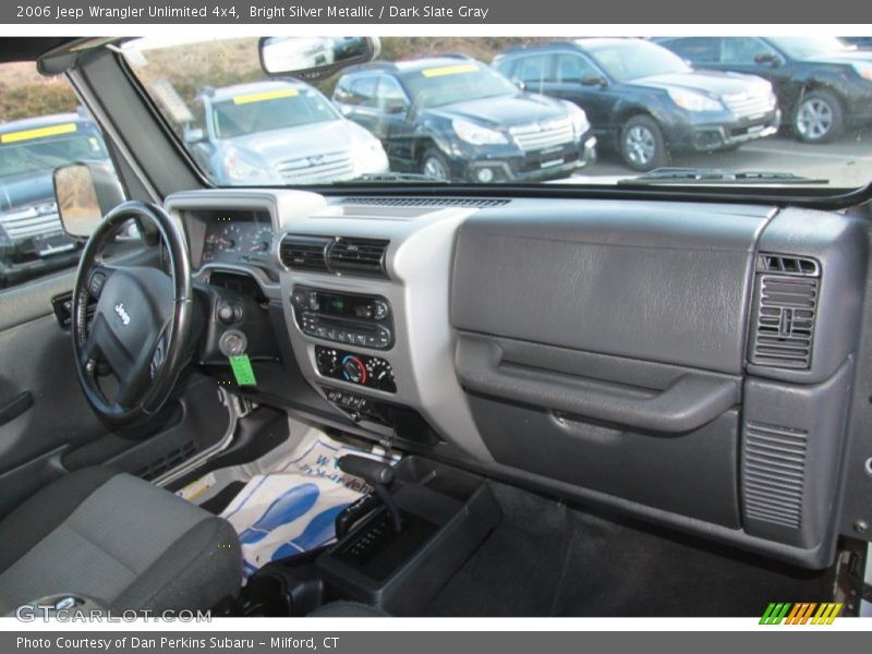 Bright Silver Metallic / Dark Slate Gray 2006 Jeep Wrangler Unlimited 4x4