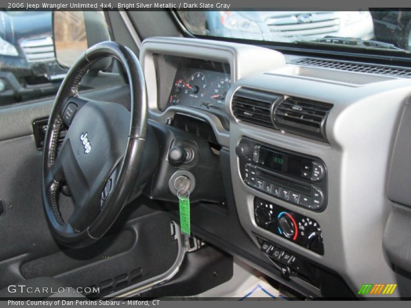 Bright Silver Metallic / Dark Slate Gray 2006 Jeep Wrangler Unlimited 4x4