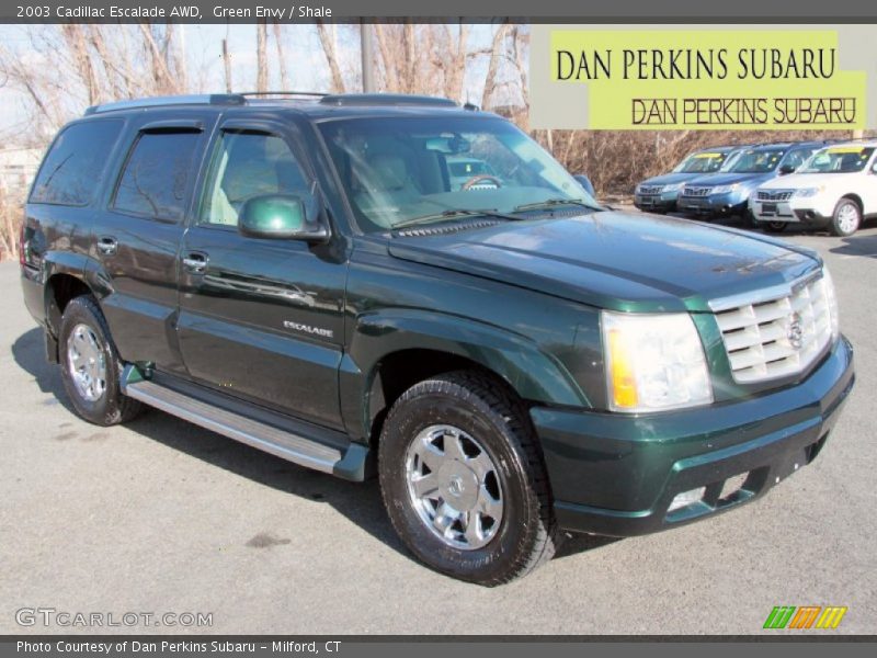 Green Envy / Shale 2003 Cadillac Escalade AWD