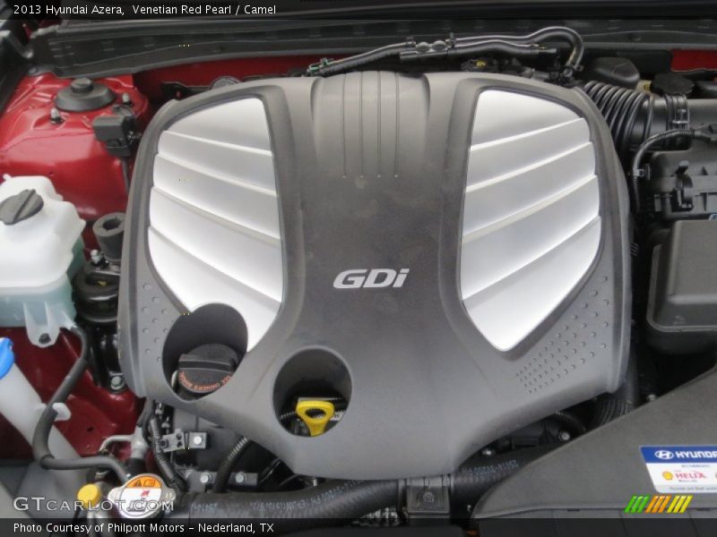  2013 Azera  Engine - 3.3 Liter GDI DOHC 24-Valve Dual-CVVT V6