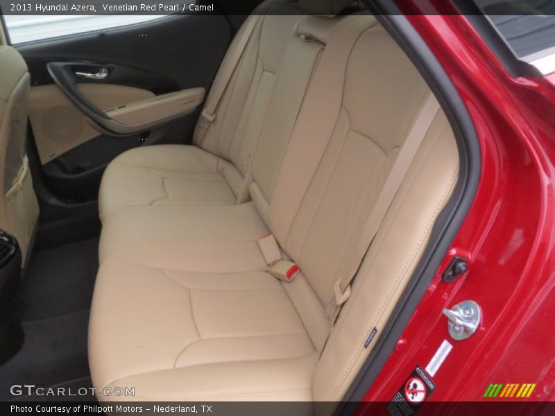 Rear Seat of 2013 Azera 