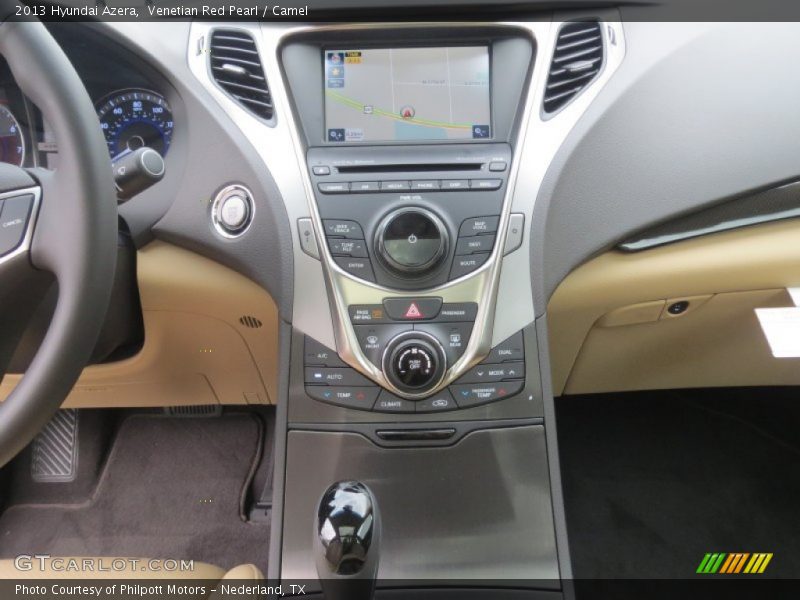 Controls of 2013 Azera 