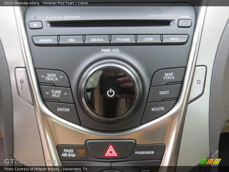 Controls of 2013 Azera 
