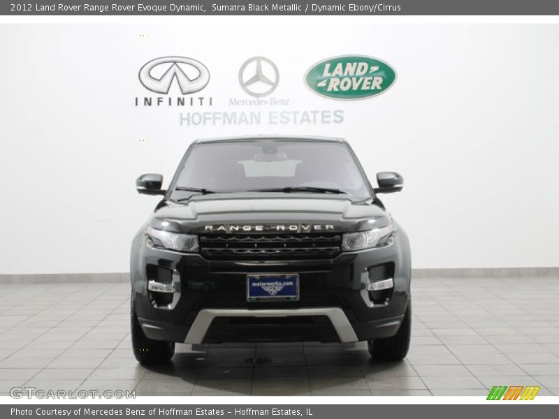 Sumatra Black Metallic / Dynamic Ebony/Cirrus 2012 Land Rover Range Rover Evoque Dynamic