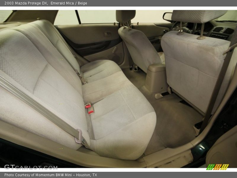 Rear Seat of 2003 Protege DX