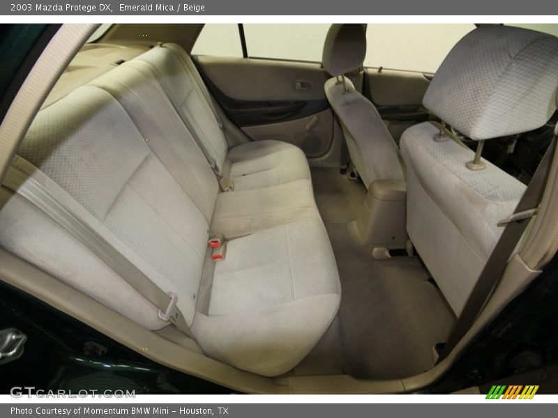 Rear Seat of 2003 Protege DX