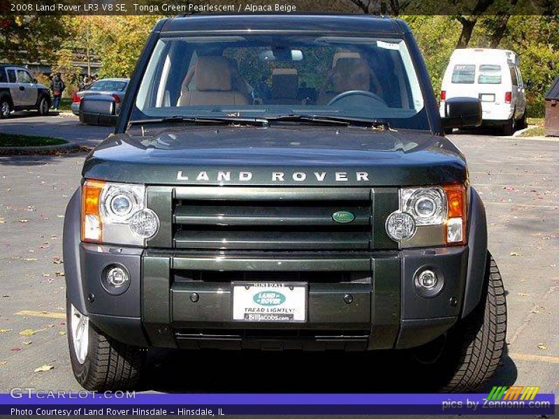 Tonga Green Pearlescent / Alpaca Beige 2008 Land Rover LR3 V8 SE