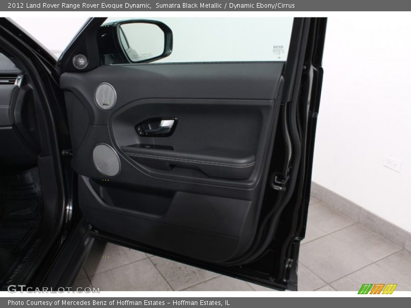 Sumatra Black Metallic / Dynamic Ebony/Cirrus 2012 Land Rover Range Rover Evoque Dynamic