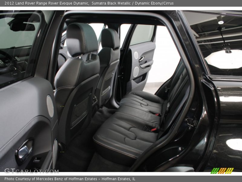 Sumatra Black Metallic / Dynamic Ebony/Cirrus 2012 Land Rover Range Rover Evoque Dynamic