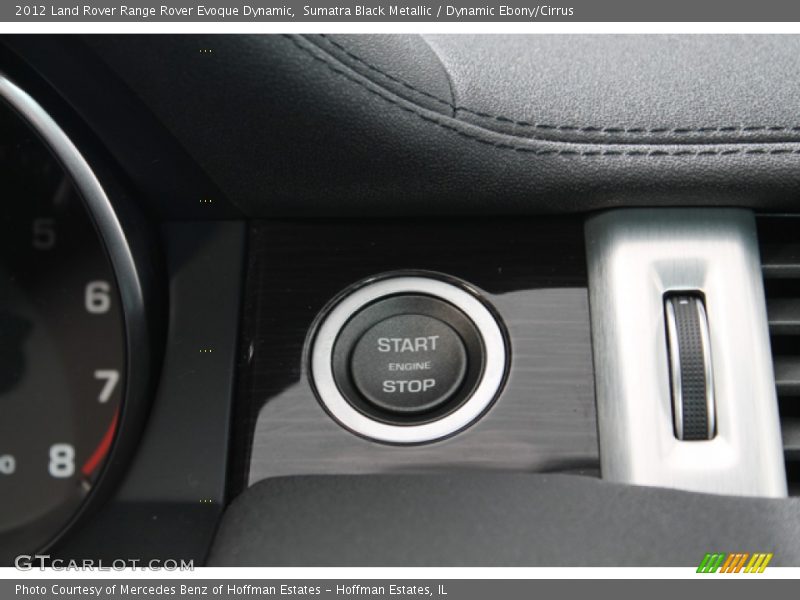 Sumatra Black Metallic / Dynamic Ebony/Cirrus 2012 Land Rover Range Rover Evoque Dynamic