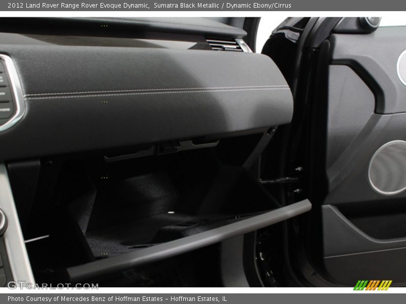 Sumatra Black Metallic / Dynamic Ebony/Cirrus 2012 Land Rover Range Rover Evoque Dynamic