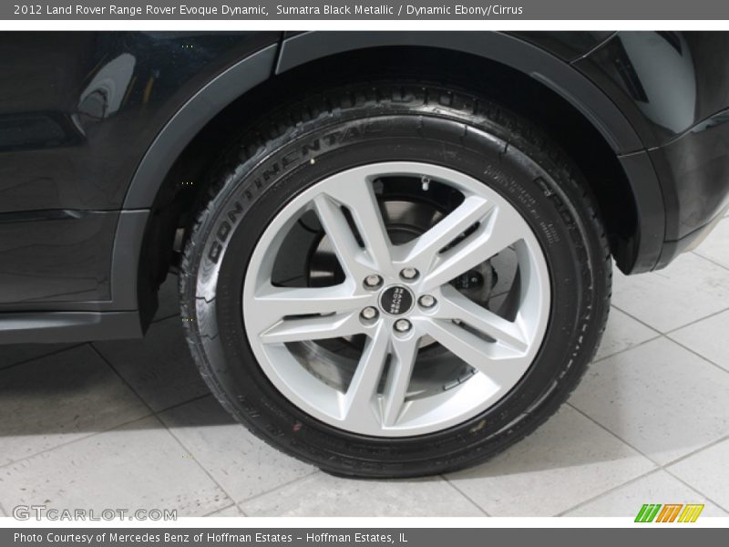 Sumatra Black Metallic / Dynamic Ebony/Cirrus 2012 Land Rover Range Rover Evoque Dynamic