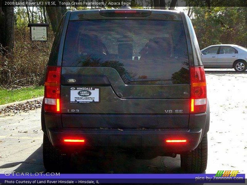 Tonga Green Pearlescent / Alpaca Beige 2008 Land Rover LR3 V8 SE