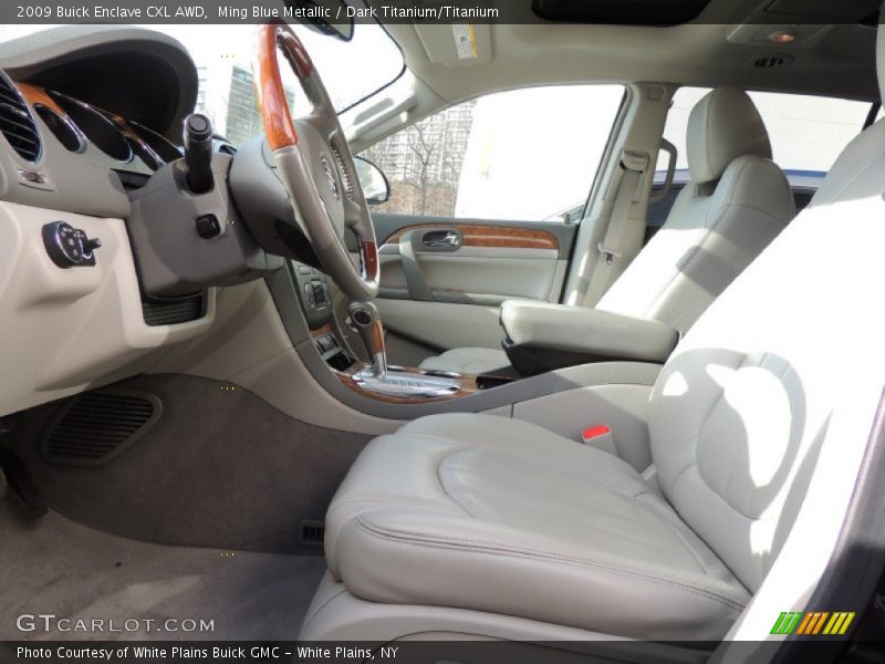 Ming Blue Metallic / Dark Titanium/Titanium 2009 Buick Enclave CXL AWD