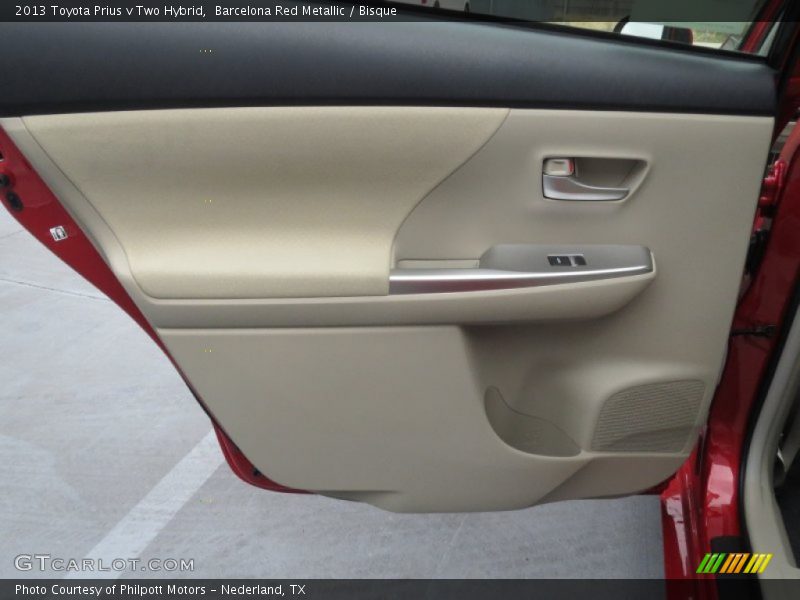 Barcelona Red Metallic / Bisque 2013 Toyota Prius v Two Hybrid