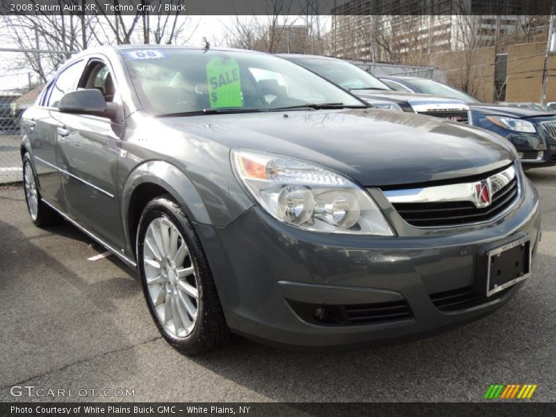 Techno Gray / Black 2008 Saturn Aura XR