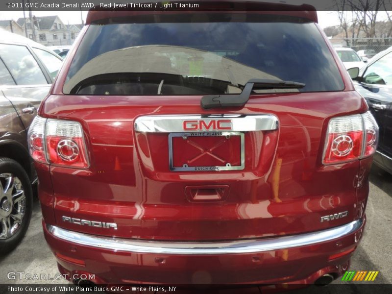 Red Jewel Tintcoat / Light Titanium 2011 GMC Acadia Denali AWD