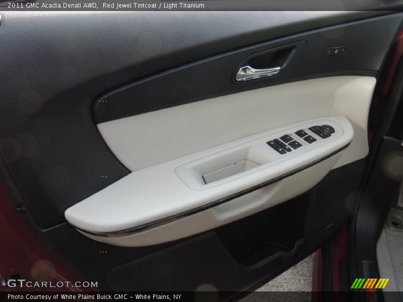 Red Jewel Tintcoat / Light Titanium 2011 GMC Acadia Denali AWD