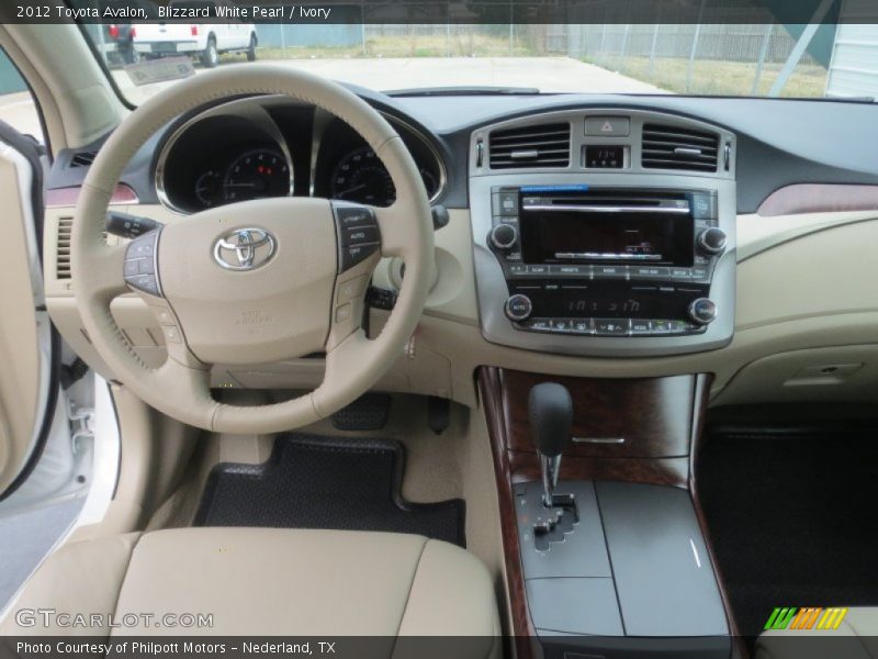 Dashboard of 2012 Avalon 