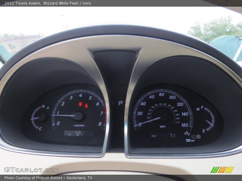  2012 Avalon   Gauges