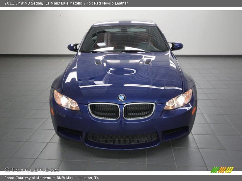 Le Mans Blue Metallic / Fox Red Novillo Leather 2011 BMW M3 Sedan