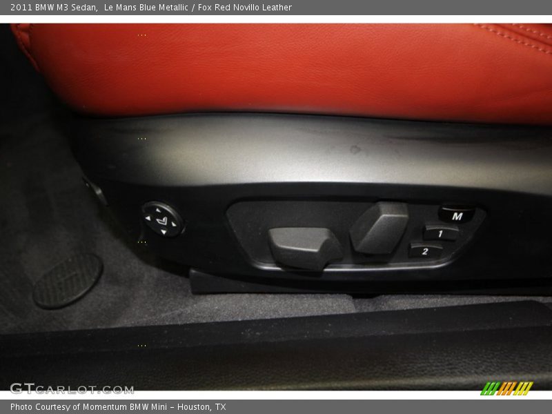 Le Mans Blue Metallic / Fox Red Novillo Leather 2011 BMW M3 Sedan