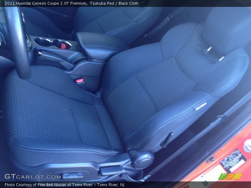 Tsukuba Red / Black Cloth 2011 Hyundai Genesis Coupe 2.0T Premium