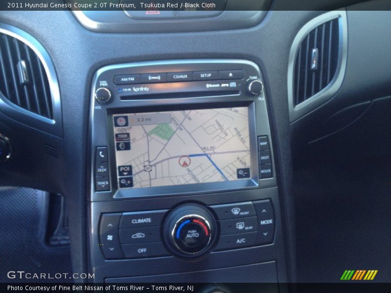 Tsukuba Red / Black Cloth 2011 Hyundai Genesis Coupe 2.0T Premium