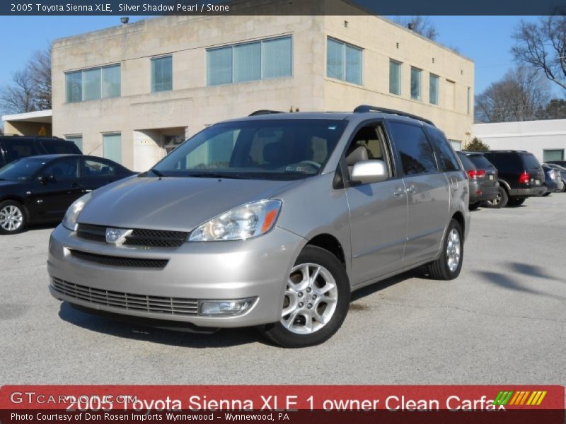 Silver Shadow Pearl / Stone 2005 Toyota Sienna XLE