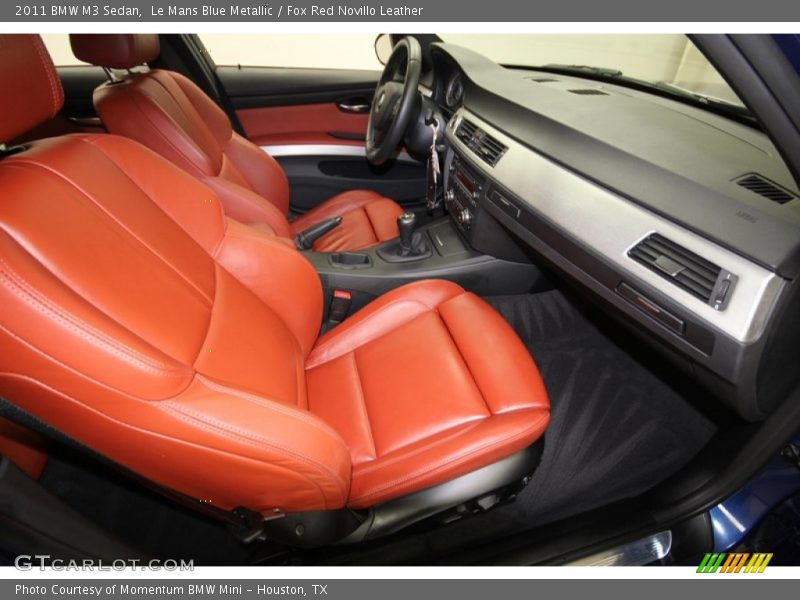 Le Mans Blue Metallic / Fox Red Novillo Leather 2011 BMW M3 Sedan
