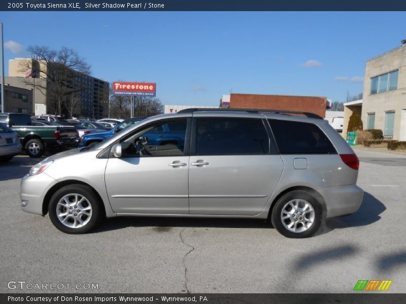 Silver Shadow Pearl / Stone 2005 Toyota Sienna XLE
