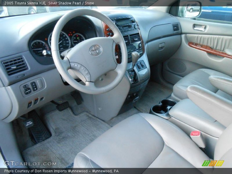 Silver Shadow Pearl / Stone 2005 Toyota Sienna XLE