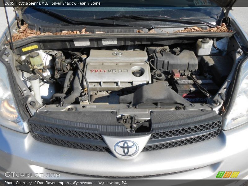 Silver Shadow Pearl / Stone 2005 Toyota Sienna XLE