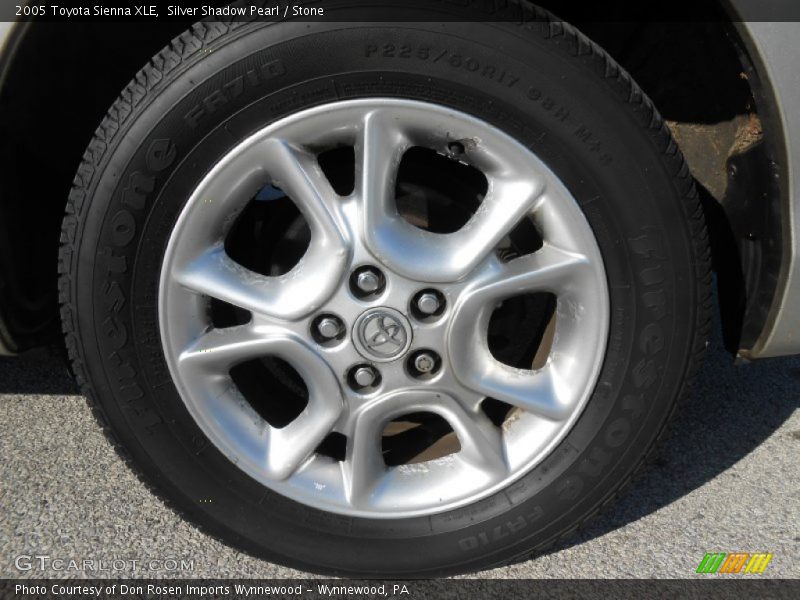 Silver Shadow Pearl / Stone 2005 Toyota Sienna XLE