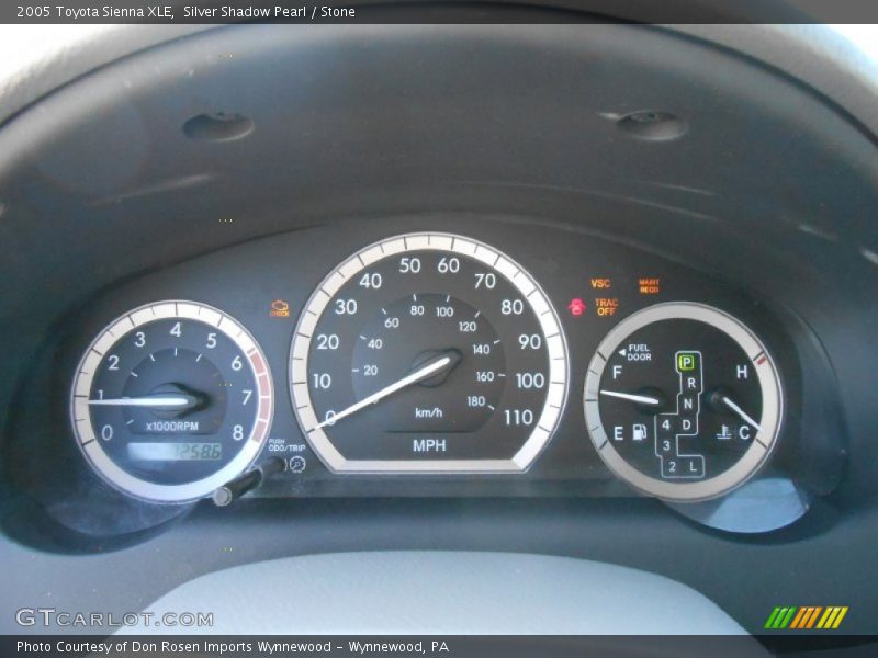 Silver Shadow Pearl / Stone 2005 Toyota Sienna XLE