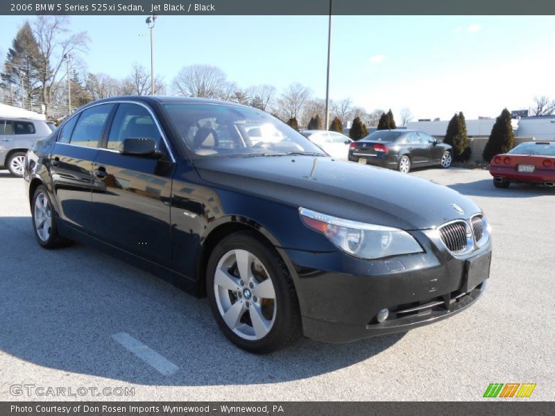 Jet Black / Black 2006 BMW 5 Series 525xi Sedan