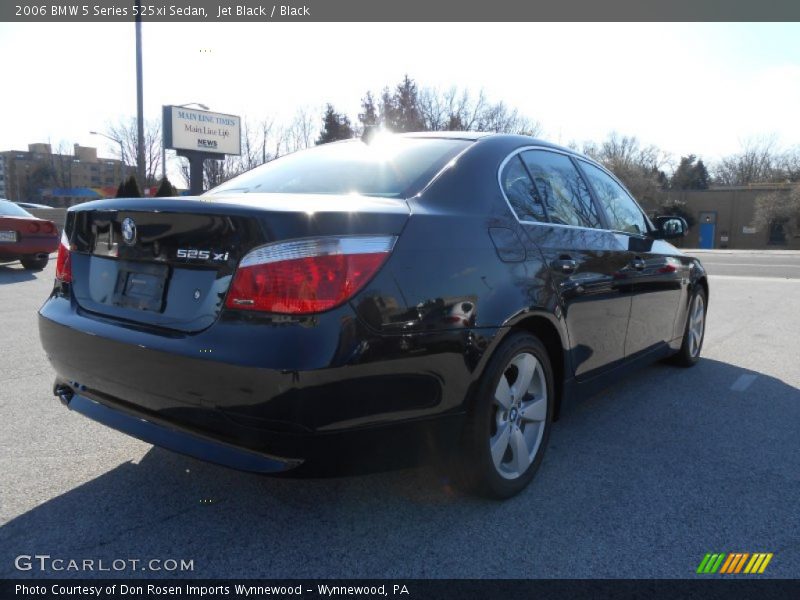 Jet Black / Black 2006 BMW 5 Series 525xi Sedan